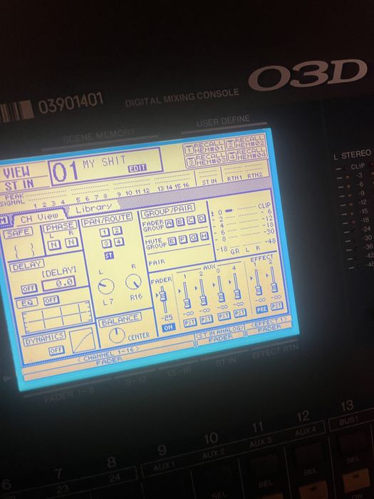 Mixer audio Digital Yamaha 03D + soundcard ADAT optical