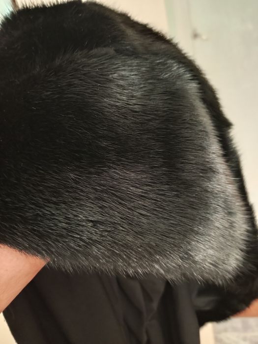 Капор норковый платок