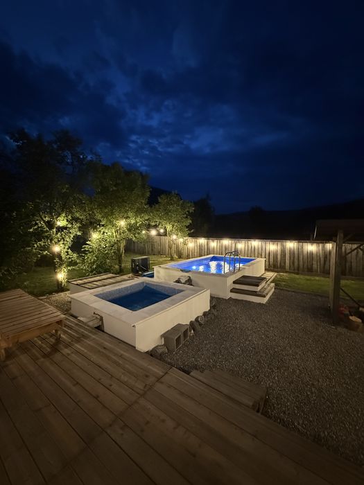 Cabana de inchiriat jacuzzi - 2-6 persoane