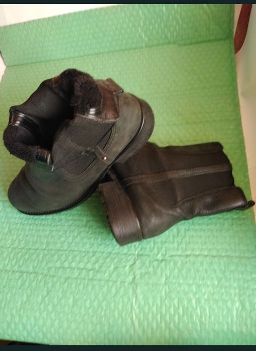 Cizme din piele naturala 100%, imblanite