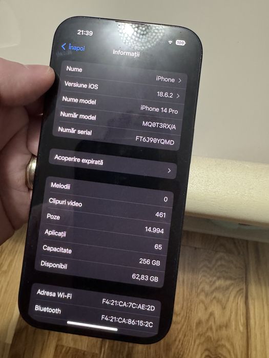 Iphone 14 pro , 256 gb