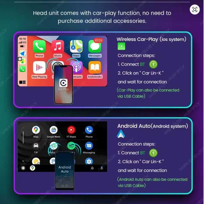 Android Мултимедия 7" за BMW E39 / X5 E53 | CarPlay, Android Auto, GPS