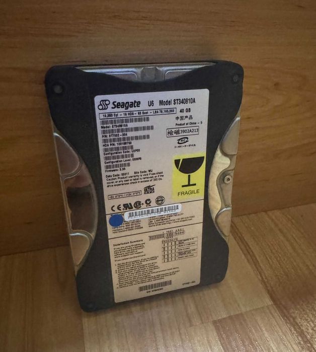 IDE Хард диск 40gb