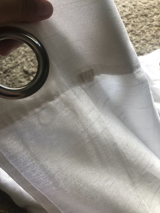 Set perdele/draperii albe