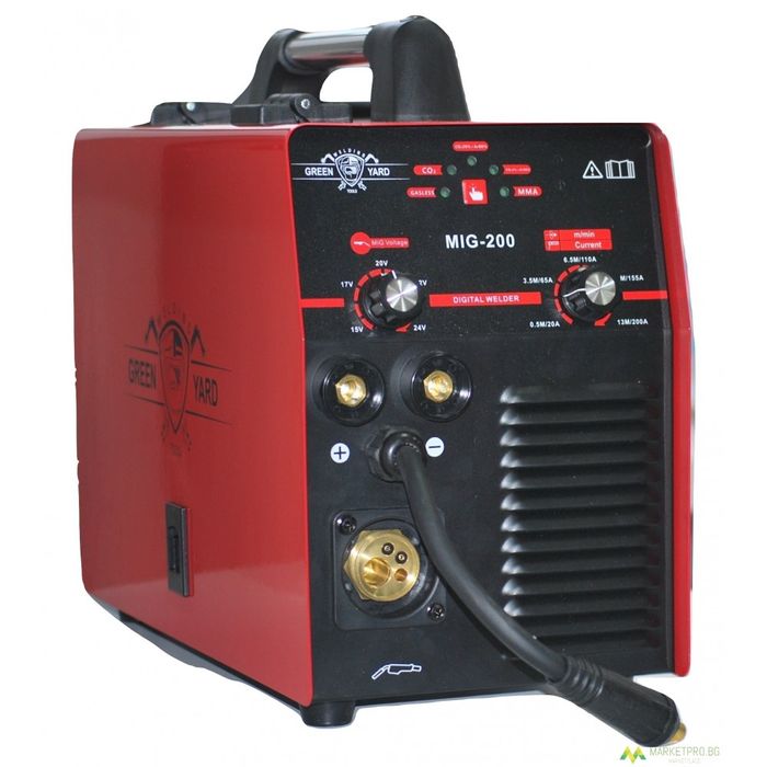 3 в 1, Телоподаващо у-во и Eлектрожен, Аргон,  MIG/MMA/LIFT TIG, 200А