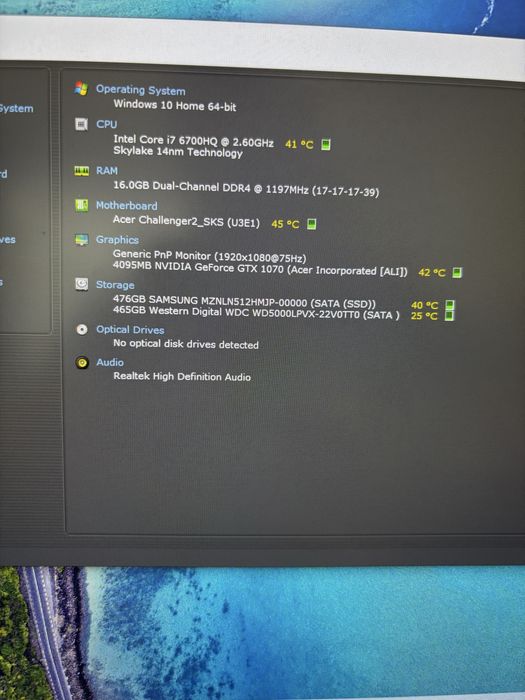 Laptop Gaming Acer Predator i7-6700HQ, GTX107”