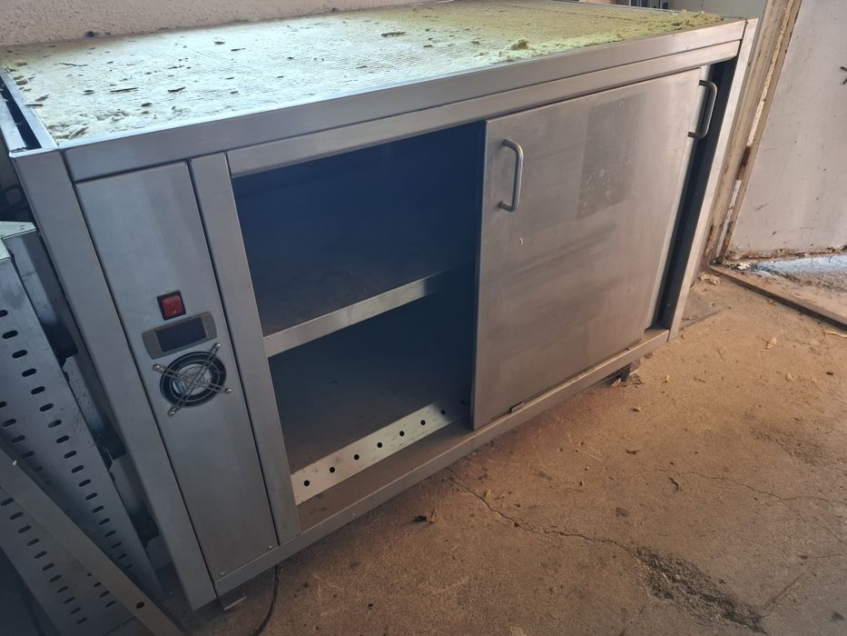 Masă inox cu încălzire