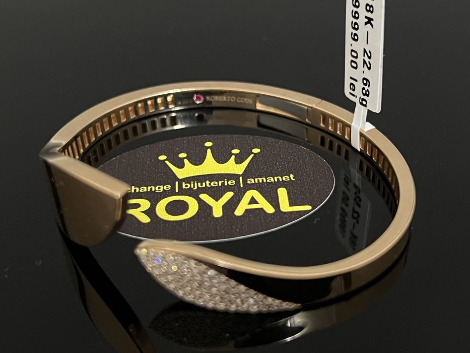 Bijuteria Royal CB : Bratara dama aur 18k 22,63gr Diamante Rubin Safir