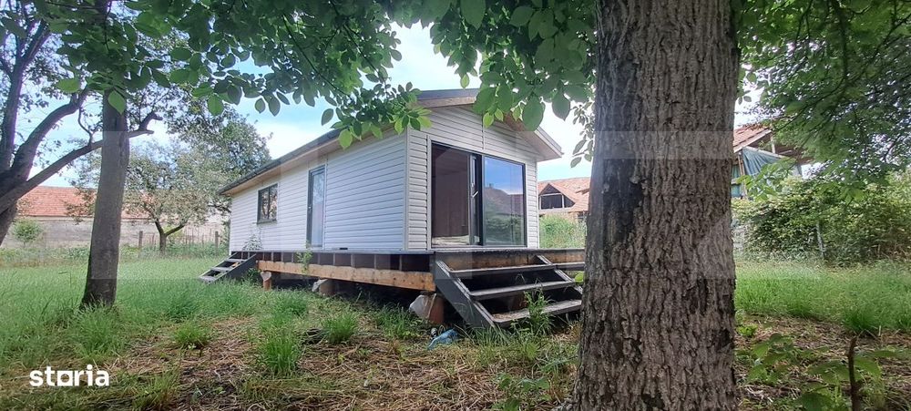 Teren 1300 mp, cu tiny house moderna, in Satul Grid — Țara Fagarasu