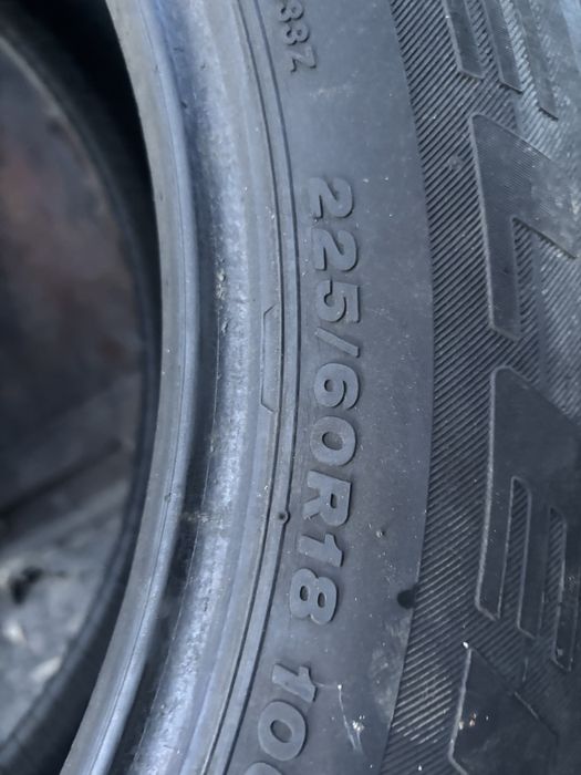 Продам летние шины Б/у марки Bridgestone, состояние хорошее