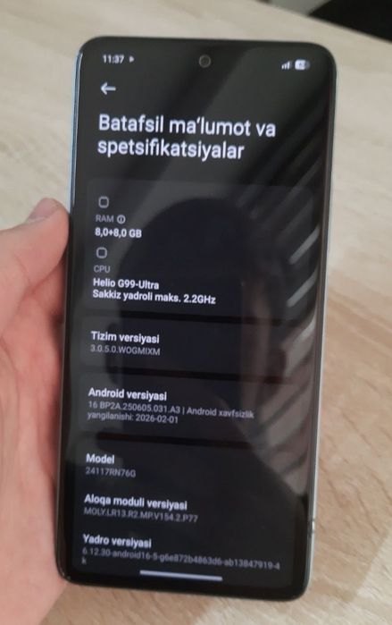 Redmi note 14 Mediatek helio G99