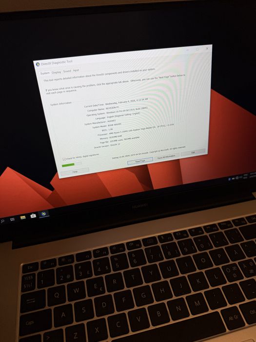 Huawei Mate book d15 boh-WAQ9R