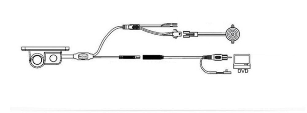 Камера за задно виждане с радар и висококачествена картина