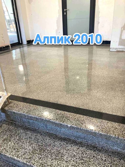 Шлайфане и полиране на мрамор, мозайка, варовик, венецианска мозайка