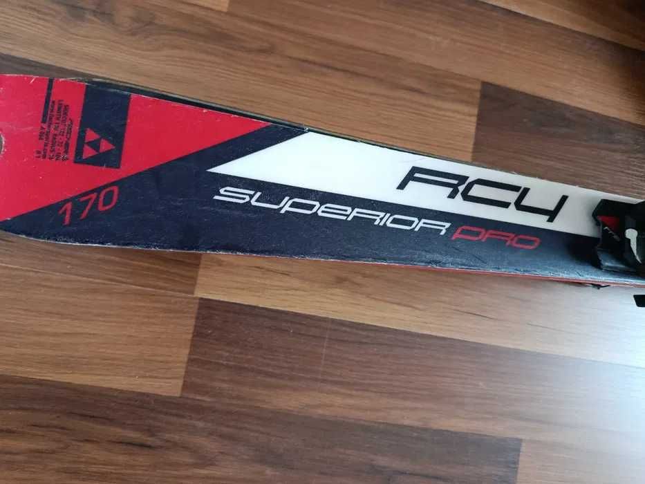 Skiuri Fischer Superior Pro, 1,70 m și clăpari Head, mărime 41