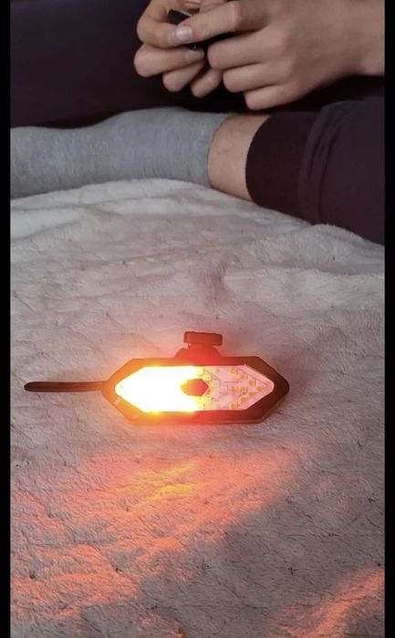 Задна светлина за велосипед с мигач, USB зареждаща се, супер ярка LED