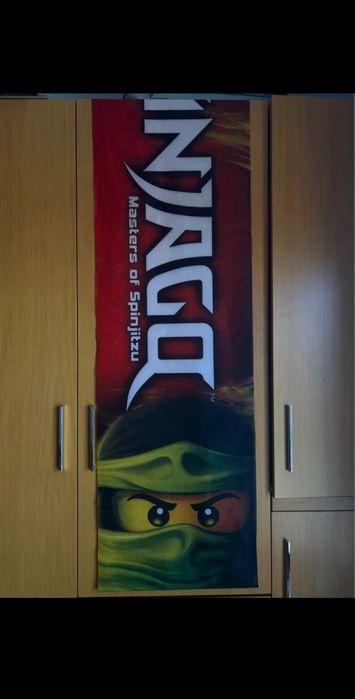 Lego Ninjago Maestrii Spinjitzu Banner oficial de perete Lloyd