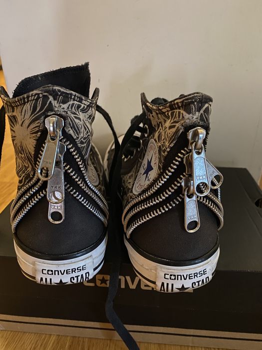 Converse cu fermoare pe laterale