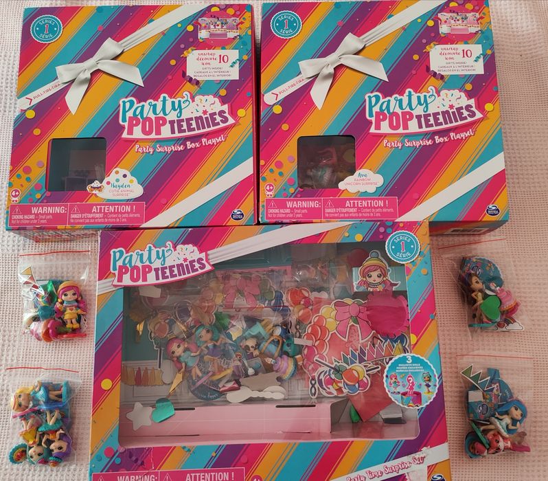 Игрални комплекти кукли с аксесоари Party Pop Teenies