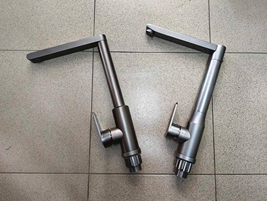 Смесител за кухня луксозен стоящ нисък и висок