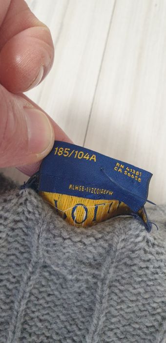 POLO Ralph Lauren Cable Merino/ Cashmere  XL  ОРИГИНАЛ! Mъжки Пуловер