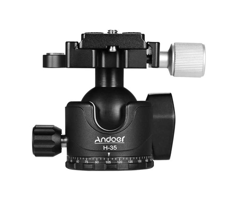 Andoer , Ябълковидна глава за статив ,товароносимост 15 клг , H-35