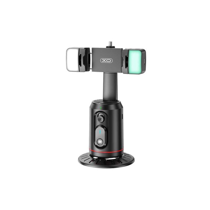 Автоматична стойка за телефон 360° + проследяване на лице + LED