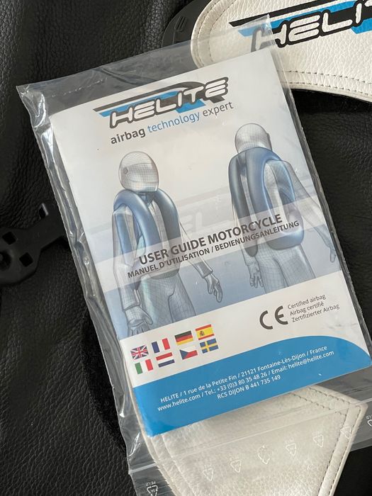 Helite GP Air Inflatable Vest / Кожена жилетка въздушна възглавница