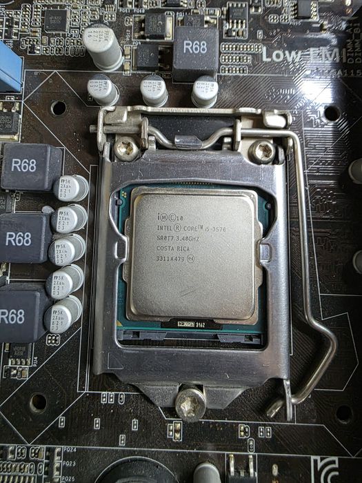 Комплект! Материнская плата + проц + куллер