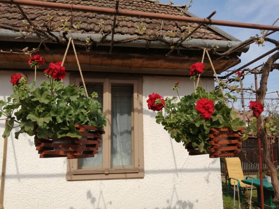 Vand masca ghiveci pentru flori, din lemn