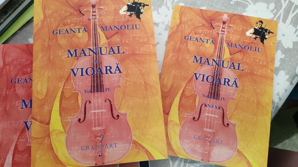 Manual Vioară - vol 1, 2, 3-3 sup, 4 și 4 sup
