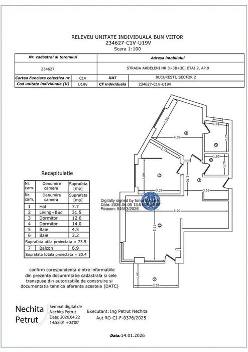 Apartament 3 camere | Mosilor Boutique II | Eminescu | Mosilor | Obor
