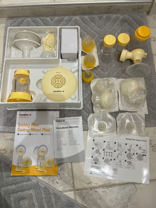 Помпа за кърма Medela Swing Flex, Електрическа, Двуфазна