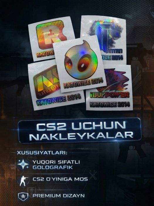 nakleyka cs, cs2