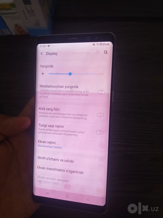Samsung galaxy note 8 sotiladi