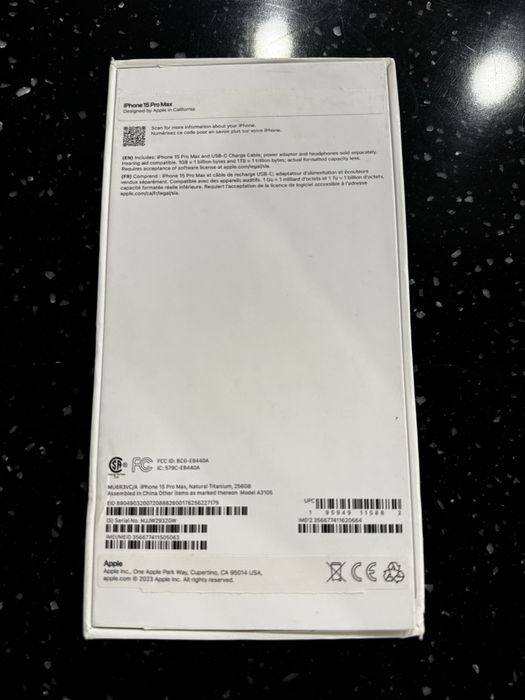 Iphone 15 Pro Max 256GB