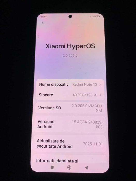 Vând Xiaomi Redmi Note 12