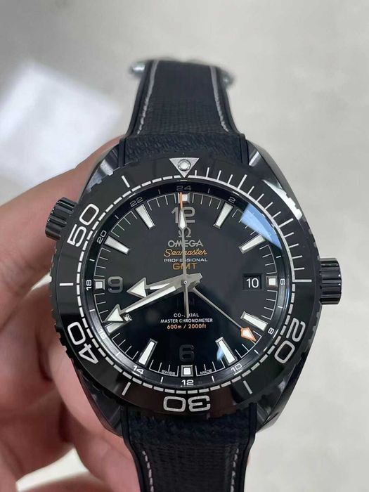 omeg seamaster gmt deep black
