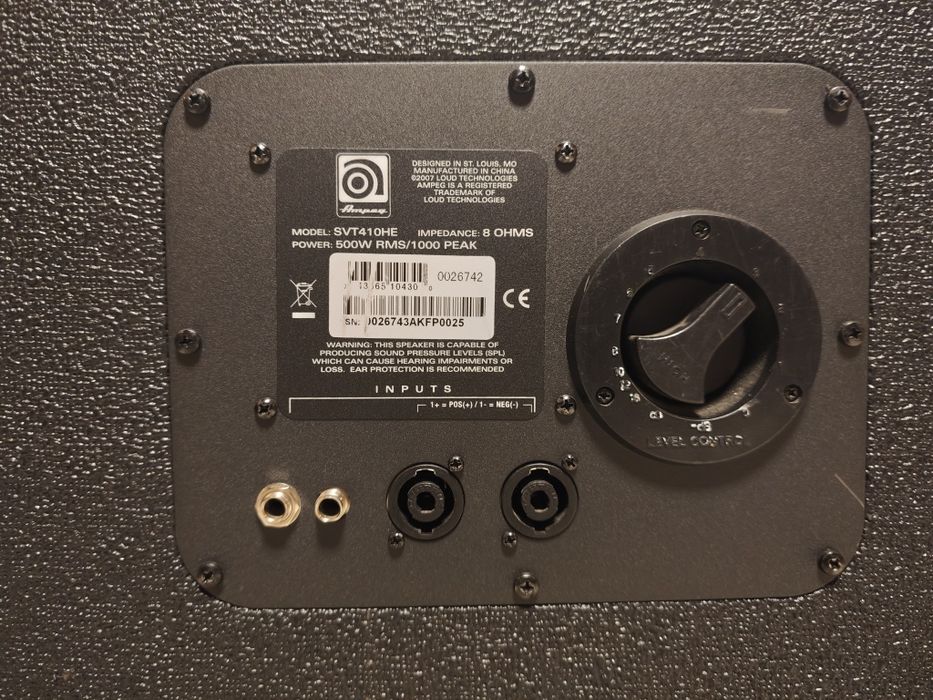 Ampeg SVT full stack — SVT-15E + SVT-410HE, Classic Series
