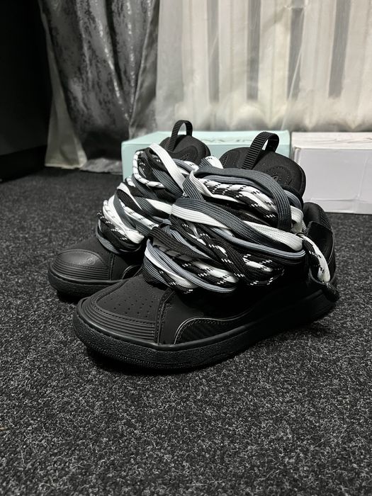 lanvin curb black кроссовки