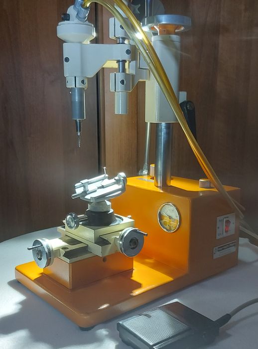 Paralelograf  Harnish- tehnica  dentară, frezare cu turbină