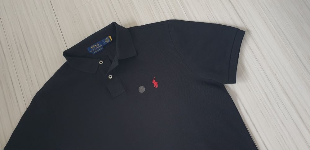 POLO Ralph Lauren Cotton Custom Slim Fit / L НОВО ОРИГИНАЛ Мъжка Тенис