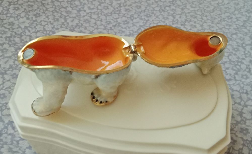 Шкатулка " Детёныш белого медведя " НОВАЯ