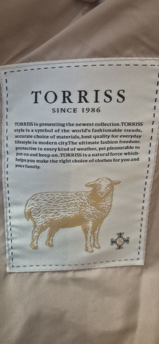 Шуба овчина бежевая