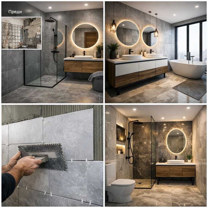 Лепене на плочки и ремонт на бани София | VS BUILDING GROUP