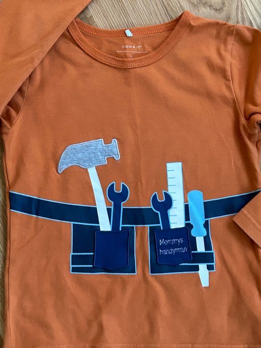 Спортно елегантен панталон  H&M и блуза Name it 5 години