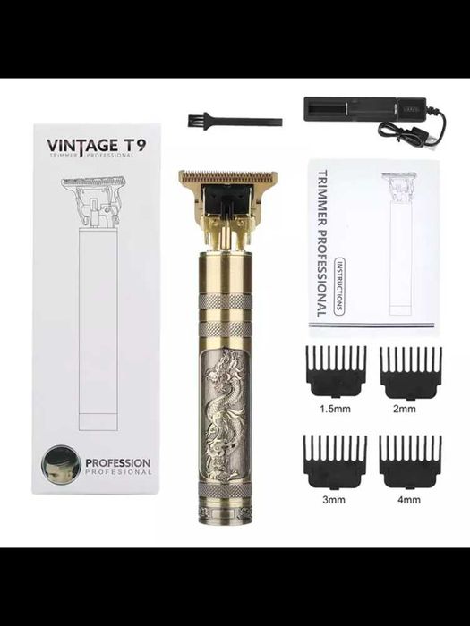 Soch soqol olish uchun mashinka VINTAGE T9