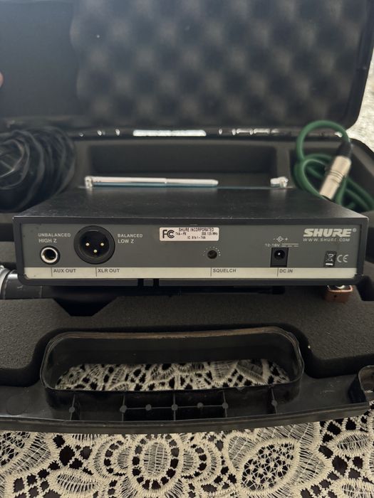 Set Microfon Wireless Shure + Receiver VHF Diversity
