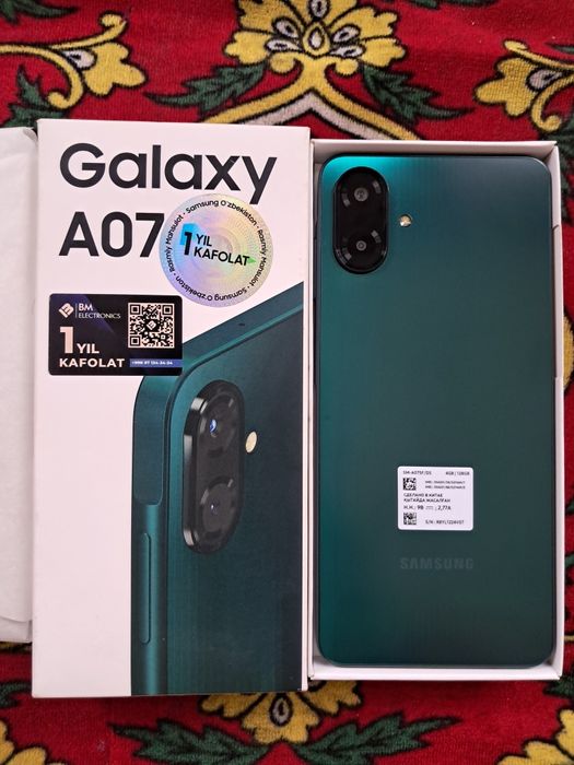 СамсунгА07 холати янги 128талик