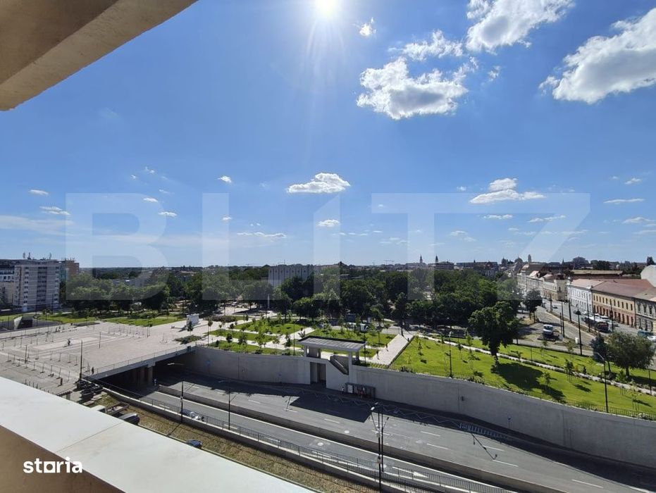 Apartament 2 camere, Centru Civic, prima inchiriere, panorama spre par